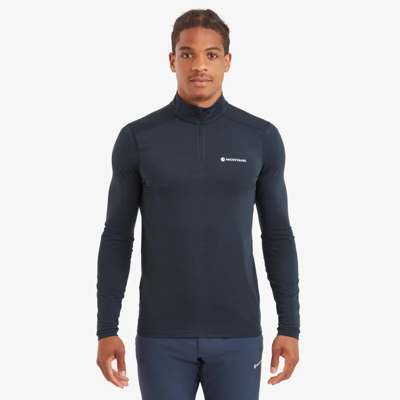 Montane Men's Dart XT Zip Neck Eclipse Blue-1